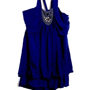 Navy Blue Halter Top